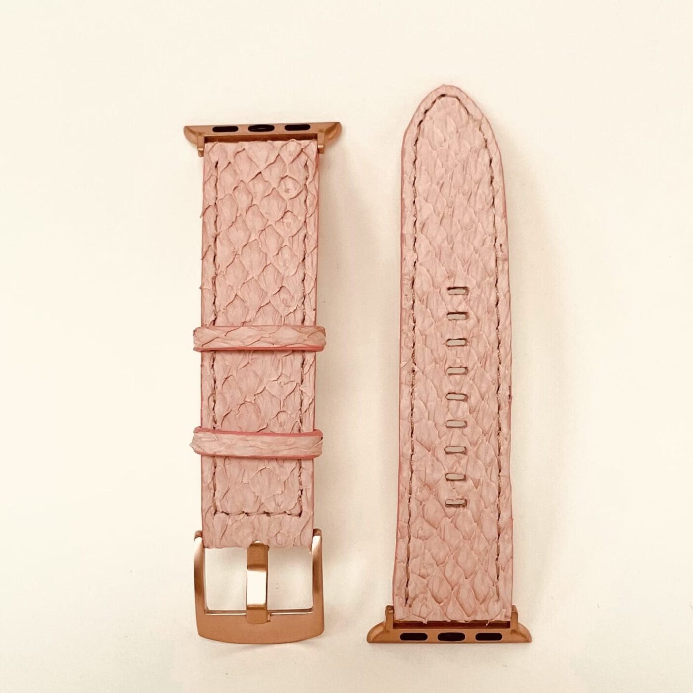 Apple watch strap, rose gold
